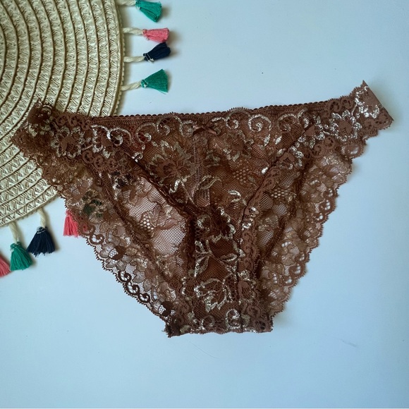 Victoria's Secret Dream Angels 3-Pack Shine Lace Shimmer Cheekini Panties S NEW - Picture 8 of 9